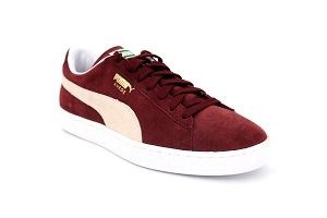 Puma suede shop rouge bordeaux homme