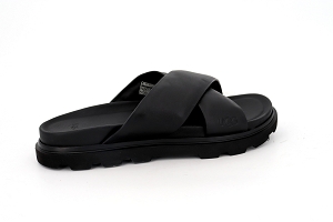 UGG CAPITOLA CROSS SLIDE<br>NOIR