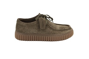 CLARKS TORHILL LO VERTOLIVECuir SuedeCuirCuir