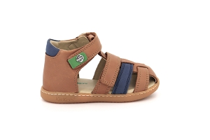 KICKERS ENF KICK POD MARRONCAMELBLEUCuirCuirCuir