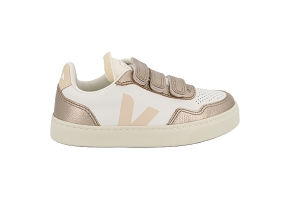 VEJA  ENF SMALL V 90 BLANCWHITE SABLECuirTextileTextile