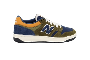 NEW BALANCE U480 BLEUBLEUVERTCuir SuedeTextileTextile