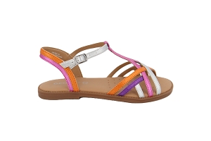GEOX ENF J SANDAL KARLY FILL C ROSEROSE ORANGECuirCuirCuir
