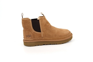 UGG NEUMEL CHELSEA MARRONCHESTNUTCuir SuedeMoutonFourrée