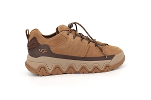 UGG CAPTRAIL LOW MARRONCHESTNUTCuir VeloursMoutonFourrée