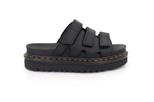  RAINE SLIDE<br>NOIR BLACK ATHENA Cuir Cuir
