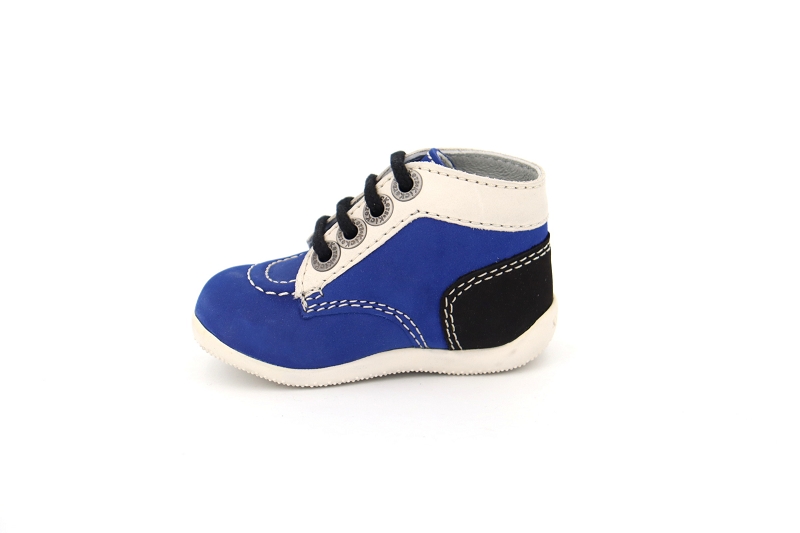 Kickers enf chaussures a lacets bonbon bleu0031203_3