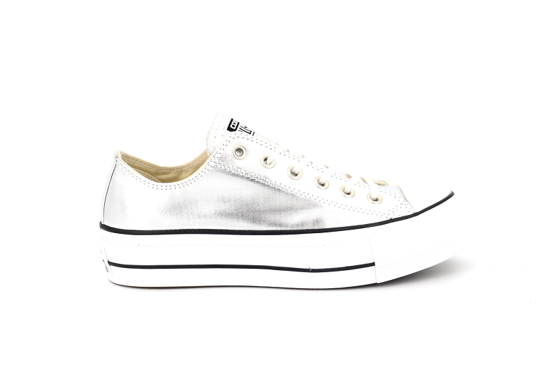 Converse plateforme clearance argent