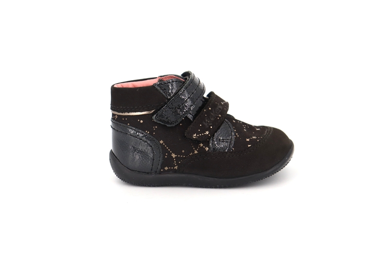 Kickers enf chaussures a scratch biliana noir