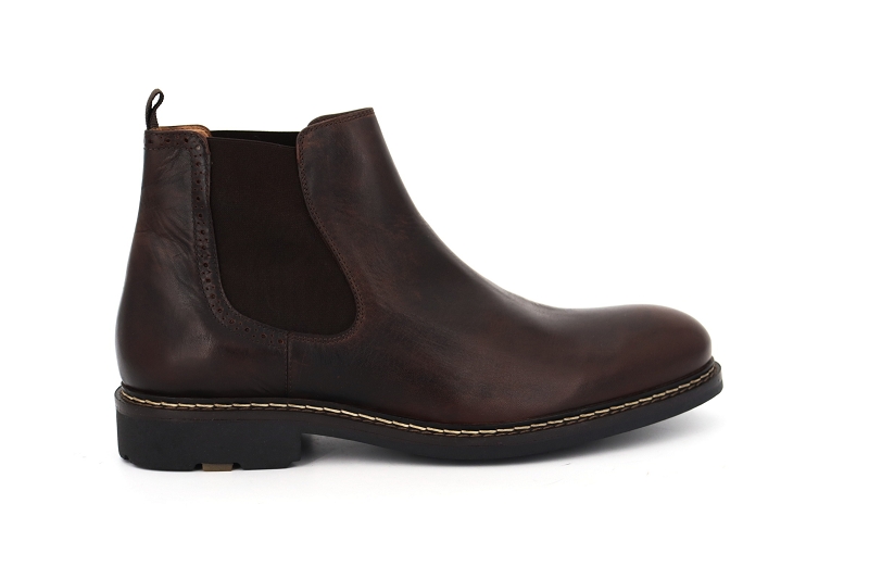 Pellet boots et bottines raymond marron