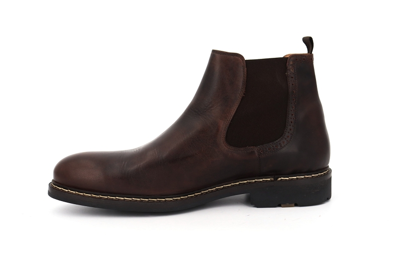 Pellet boots et bottines raymond marron0286501_3