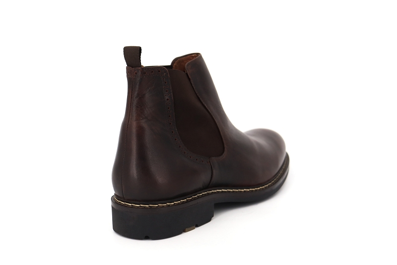 Pellet boots et bottines raymond marron0286501_4