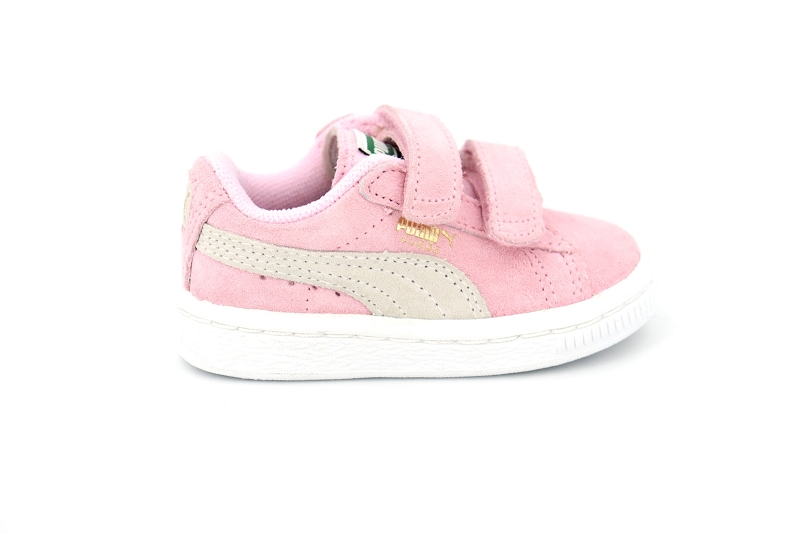 Puma  enf baskets 356274 suede 2 straps rose