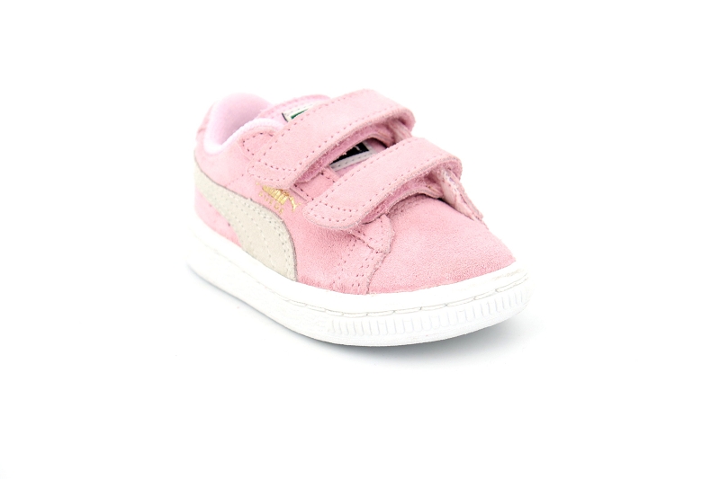 Puma  enf baskets 356274 suede 2 straps rose5043301_2