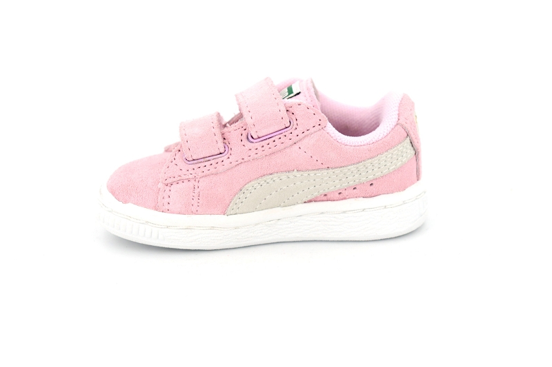 Puma  enf baskets 356274 suede 2 straps rose5043301_3