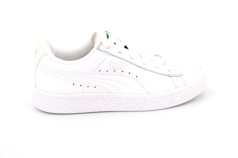 Puma  enf baskets 362145 classic white blanc