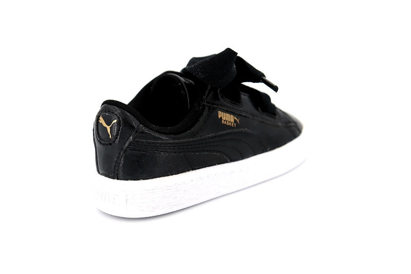 Puma  enf baskets 363895 heart glam black noir5067801_4