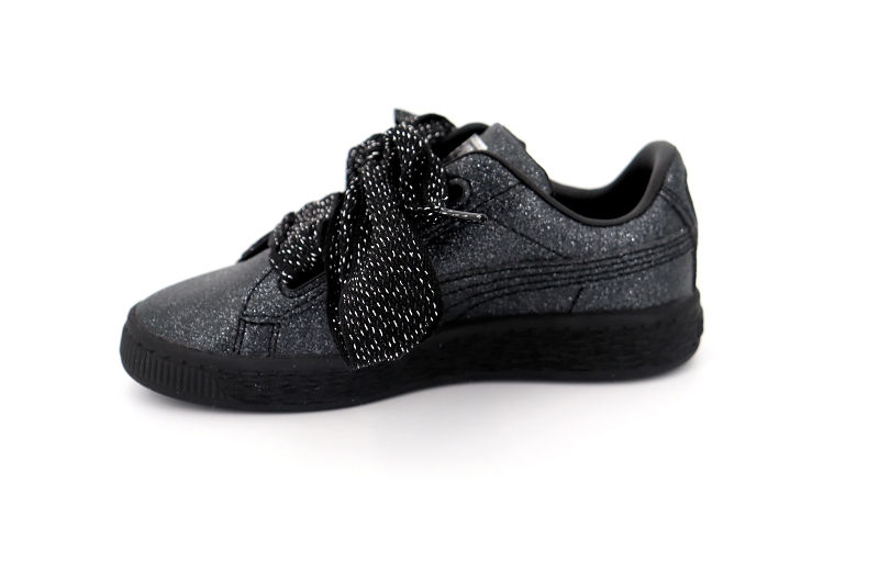 Puma  enf baskets 367631 heart holiday glamour black silver noir5068001_3