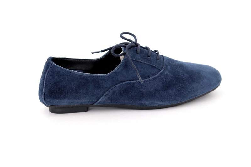 Reqins derbies hydra velours ocean bleu