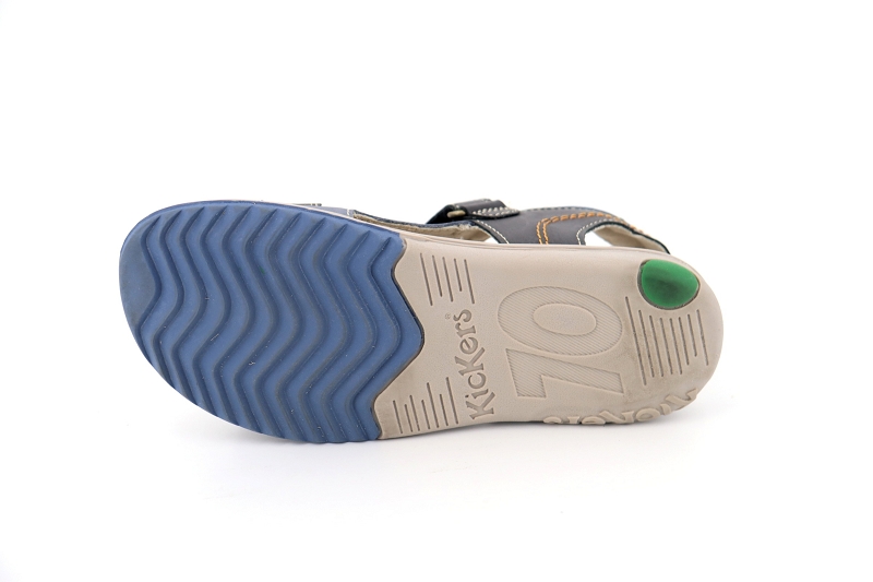 Kickers enf sandales nu pieds platino bleu5069701_5