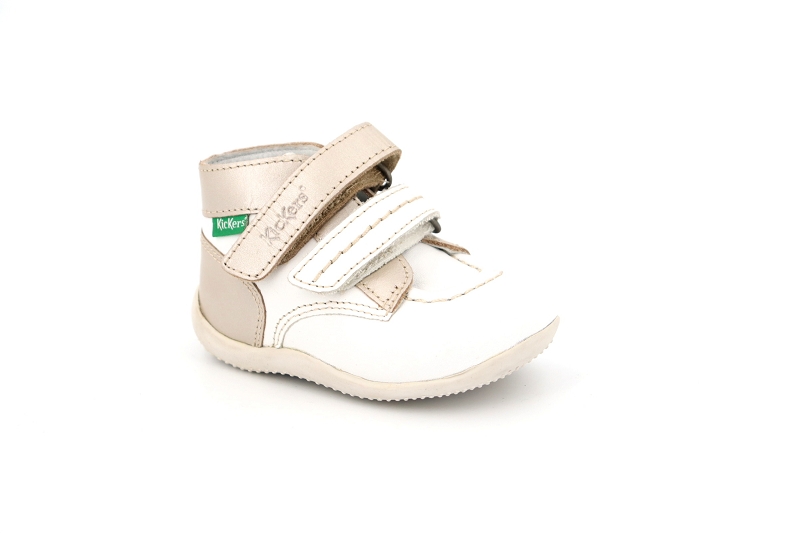 Kickers enf chaussures a scratch bonkro blanc5070601_2