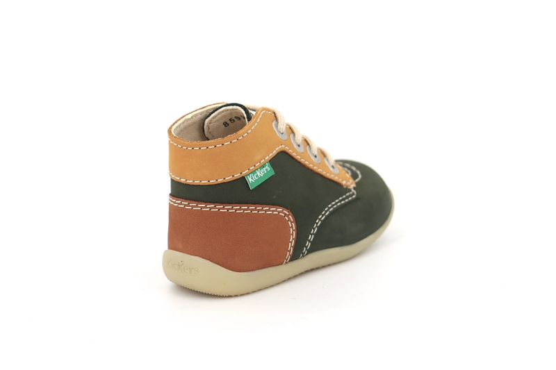 Kickers enf chaussures a lacets bonbon vert5073001_4