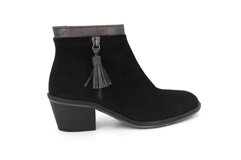 Schmoove woman boots et bottines neptune zip boots noir