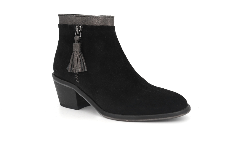 Schmoove woman boots et bottines neptune zip boots noir5075801_2