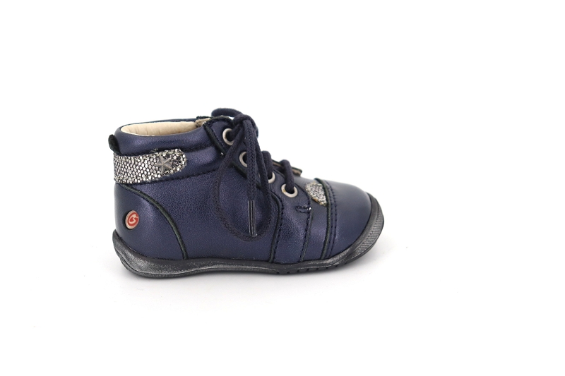 Gbb chaussures a lacets nicole bleu