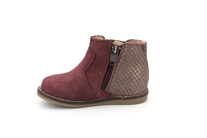 Babybotte boots et bottines abeline bordeaux5081801_3