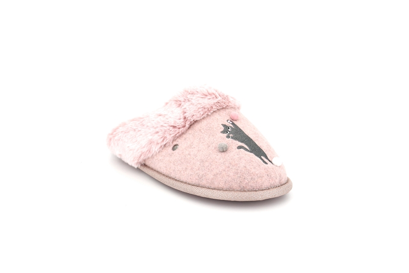 Isotoner chaussons pantoufles chat rose6123503_2