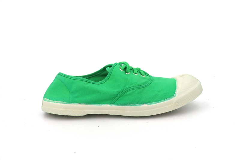 Bensimon baskets tennis lacet vert