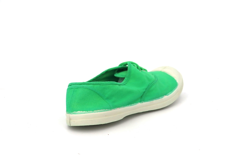 Bensimon baskets tennis lacet vert6434010_4