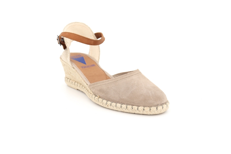 Verbenas chaussures espadrilles malena beige6437905_2