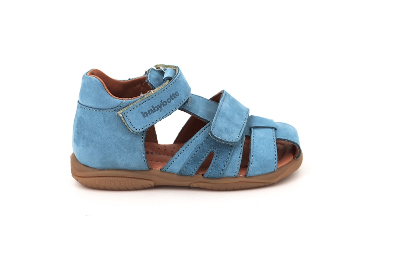 Babybotte sandales nu pieds titof bleu