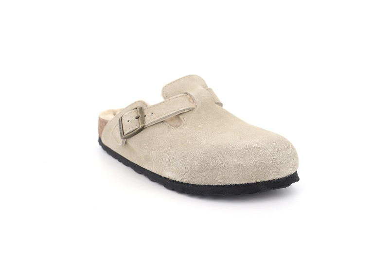 Birkenstock mules et sabots boston vl shearling beige6501204_2