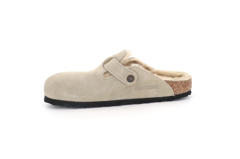 Birkenstock mules et sabots boston vl shearling beige6501204_3