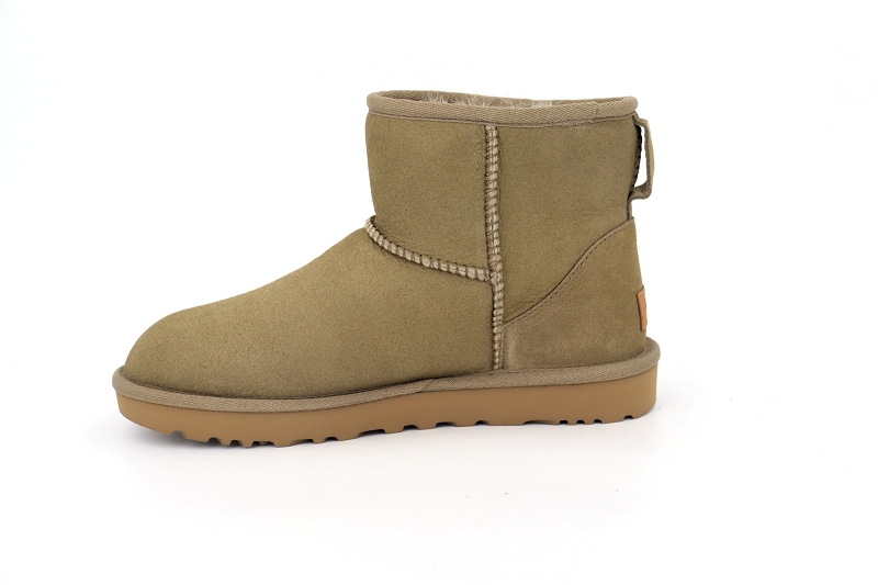 Ugg boots et bottines classic mini vert6504606_3