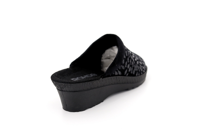 Rohde chaussons pantoufles samo noir6554502_4