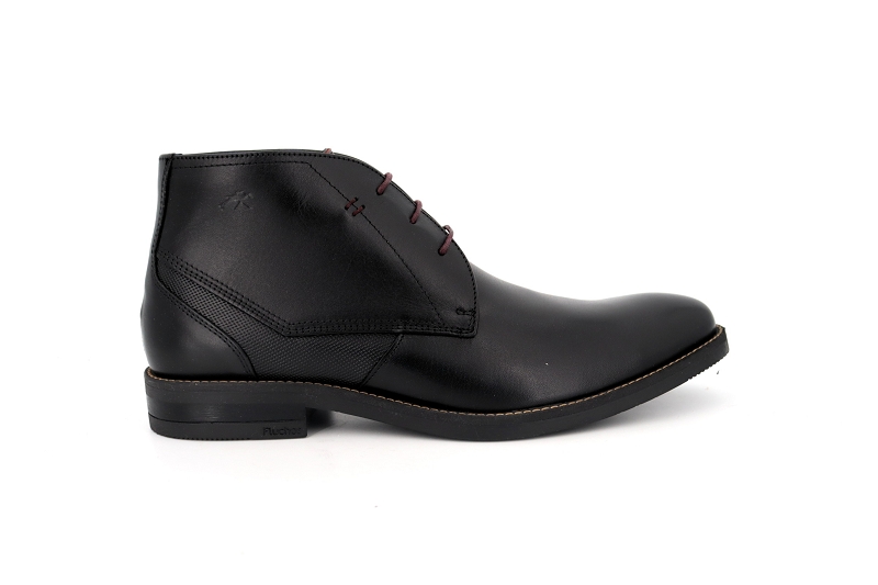 Fluchos boots et bottines teo noir