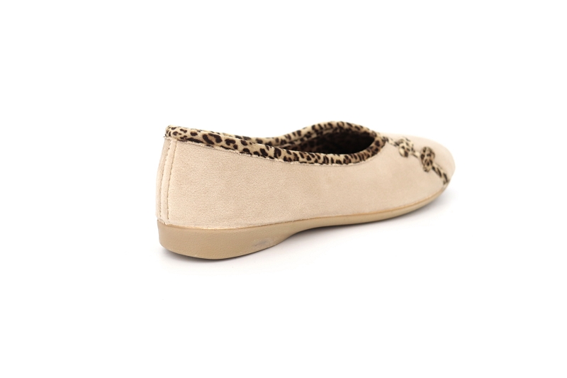 La vague chaussons pantoufles bafa beige7400702_4