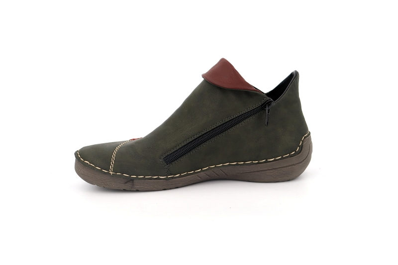 Rieker boots et bottines lezard vert7407601_3