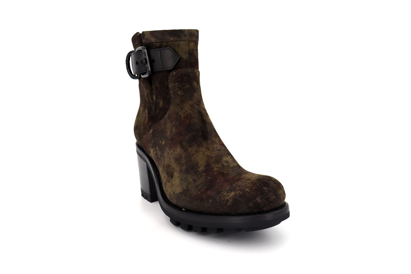 Free lance boots et bottines justy 7 small gero buckle vert7437004_2