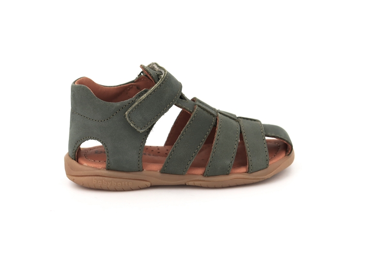 Babybotte sandales nu pieds tafari vert