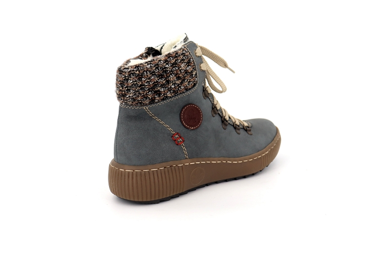 Rieker boots et bottines bluebee bleu7634101_4