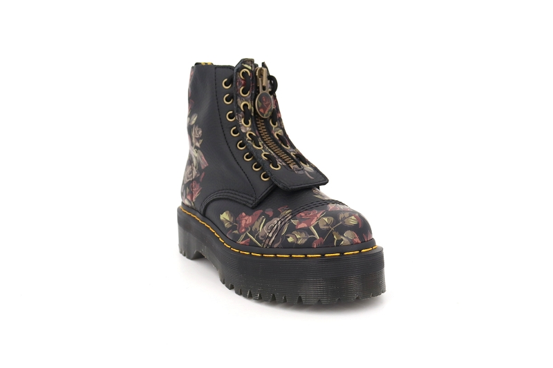 Doc martens boots et bottines sinclair floral noir7689101_2