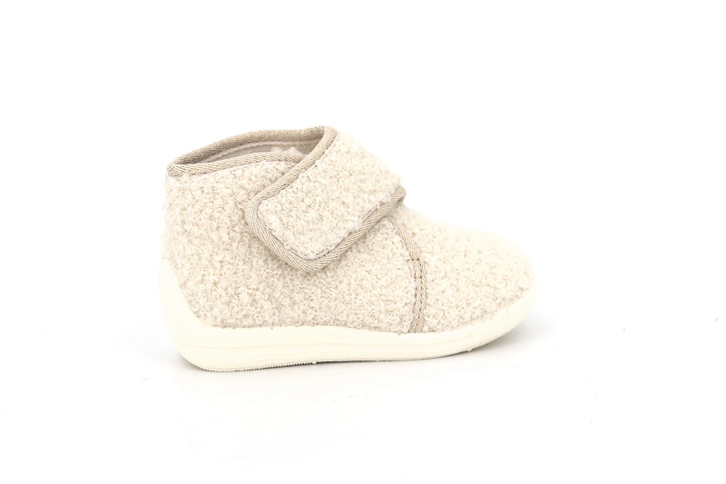 Bellamy pant chaussons pantoufles perle bouclette beige