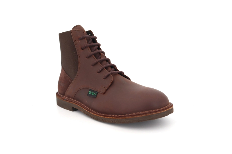 Kickers boots et bottines kick liti marron7698102_2