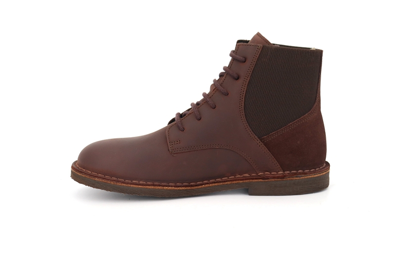 Kickers boots et bottines kick liti marron7698102_3