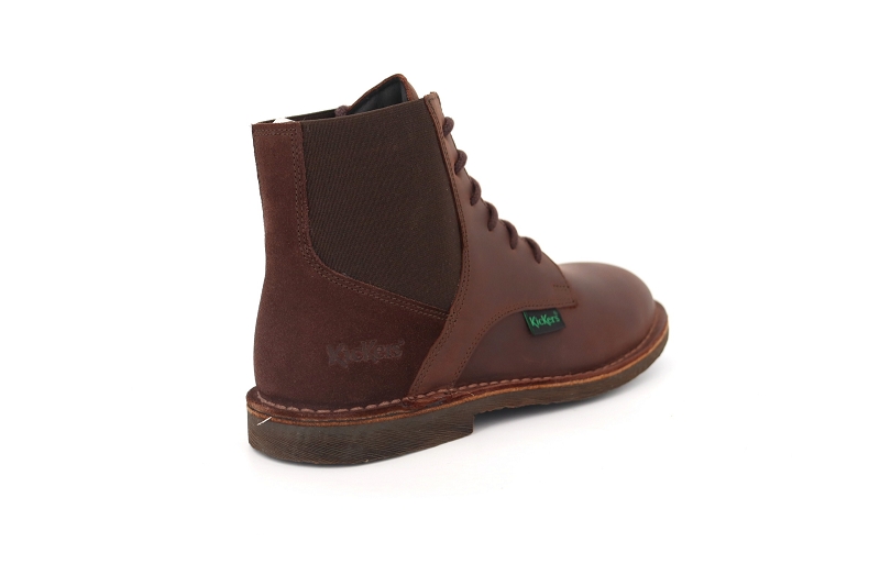 Kickers boots et bottines kick liti marron7698102_4